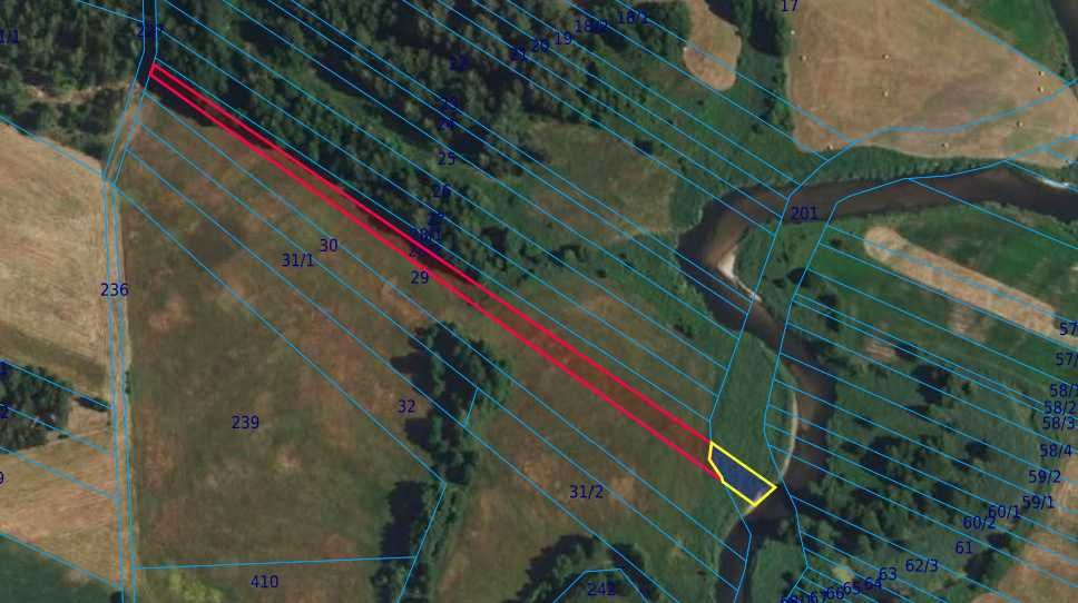 Działka rekreacyjna w dolinie rzeki Pisa Wincenta • OLX.pl