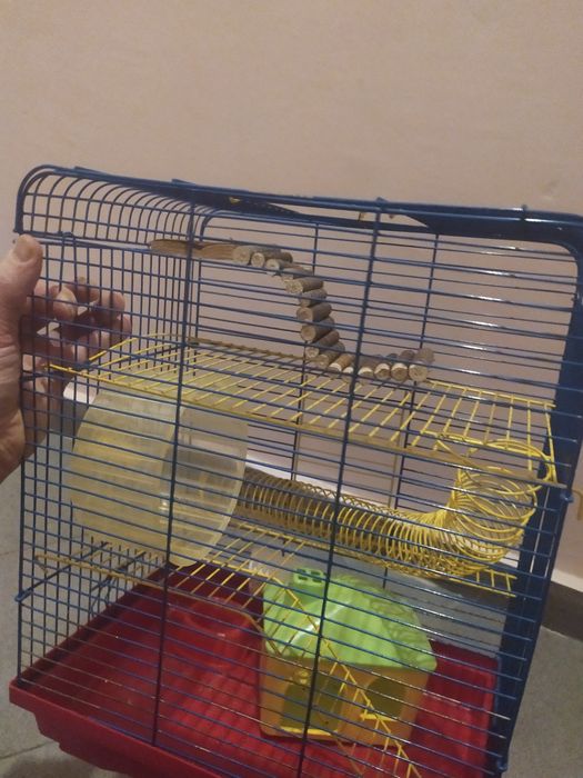 Дешево! Триярусна обладнана клітка "Природа" для гризунів