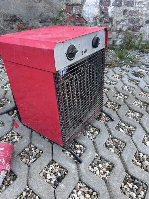 Nagrzewnica elektryczna 9 kW 400V Siła | Sprawna, mocna dmuchawa dmuchawa warsztatowa