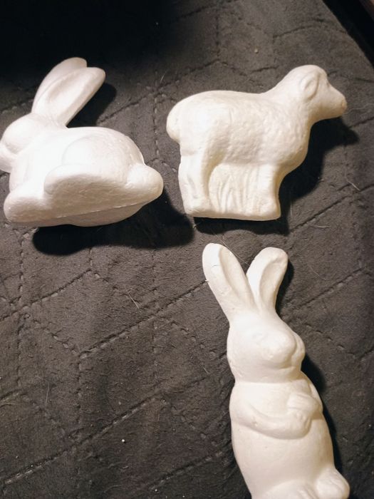 Nowe figurki styropianowe do malowania-3 szt