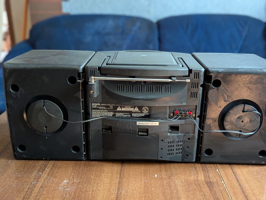 Музичний центр Aiwa CA-DW420 (бумбокс) з FM/CD/Касетами, нормальний ст