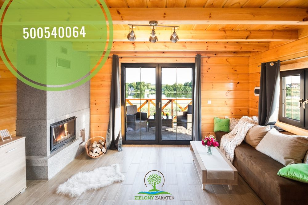 Domek nad jeziorem Mazury sauna i jacuzzi