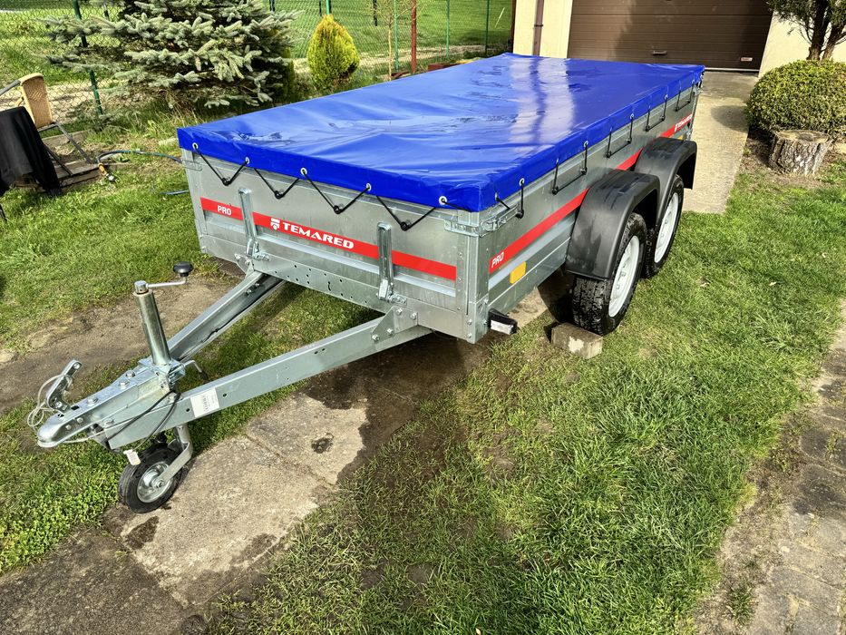 Wynajem przyczepka samochodowa lekka DMC750kg