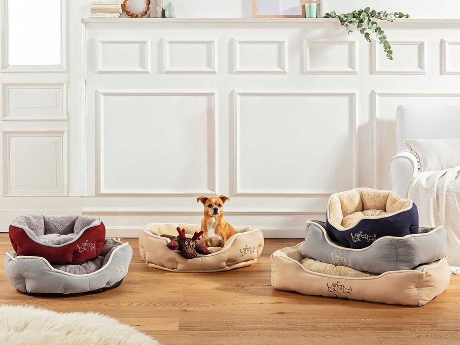 Legowisko dla Psa i kota 47x37 cm, Dehner Sammy,47x37 cm, Szare