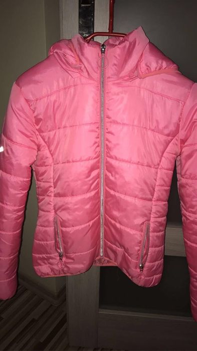 Kurtka wiosenna rozowa