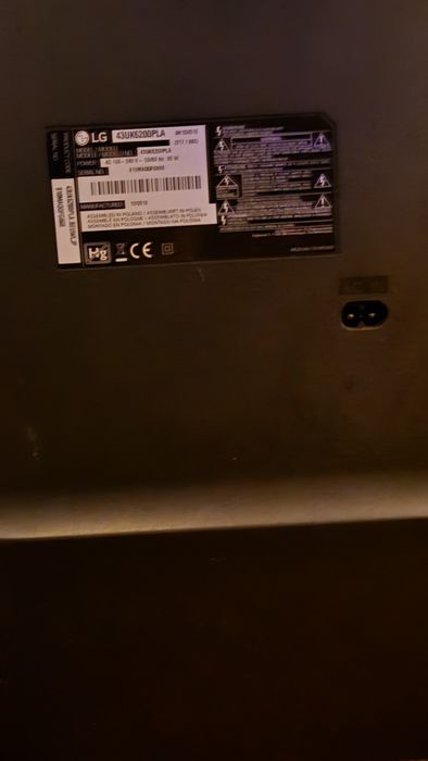 Lg tv led 43" polegadas