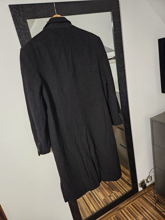 Płaszcz 75% wełna 20% nylon 5% kaszmir Mario Valente