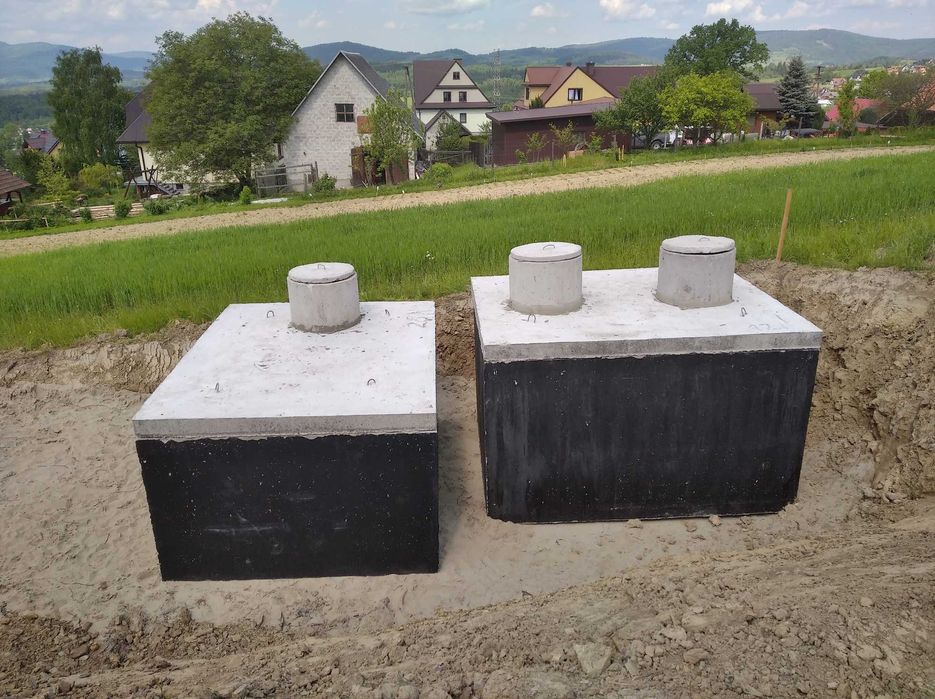 Zbiornik betonowy na szambo deszczówkę   9m3 i inne