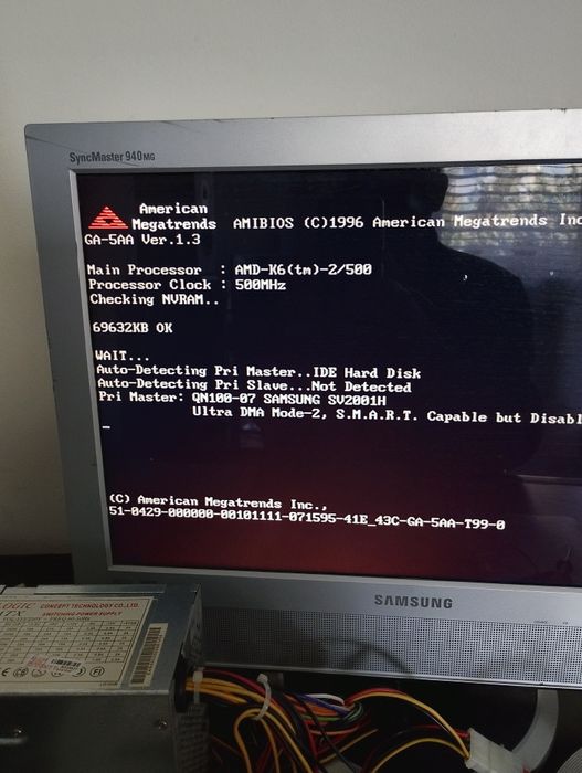 Płyta główna GA-5AA Socket7  Retro PC