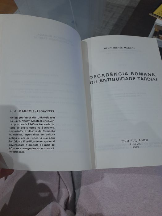 Decadência Romana ou Antiguidade Tardia? de H. I. Marrou