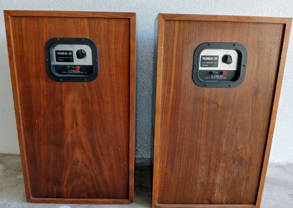 Colunas Coral 10SA-3 made in Japan 1970
