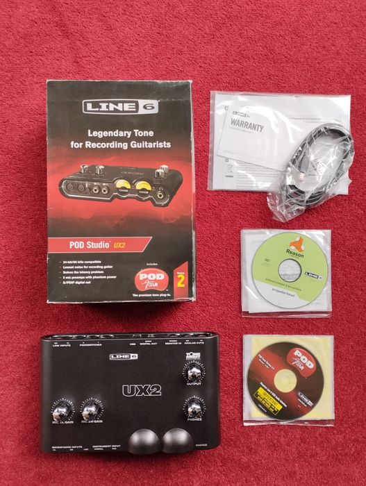 Interface USB Line 6 POD Studio UX2 (Novo)