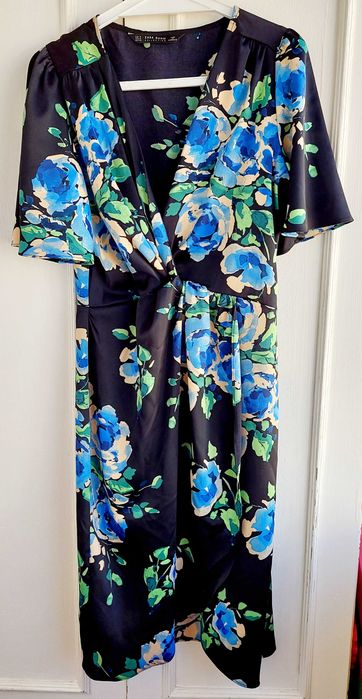 Vestido envelope com padrão lindíssimo "ZARA"