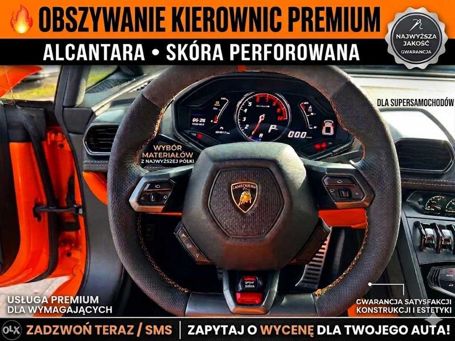 Profesjonalne Obszywanie Kierownic Skórą