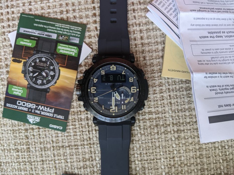 Новые часы Casio Protrek PRW 6600Y Оригинал