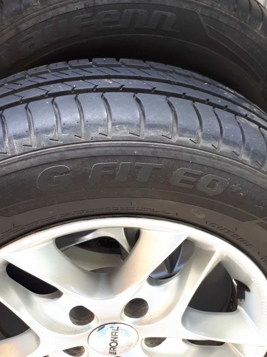 Koła aluminiowe × 4 + opony 195/65R15