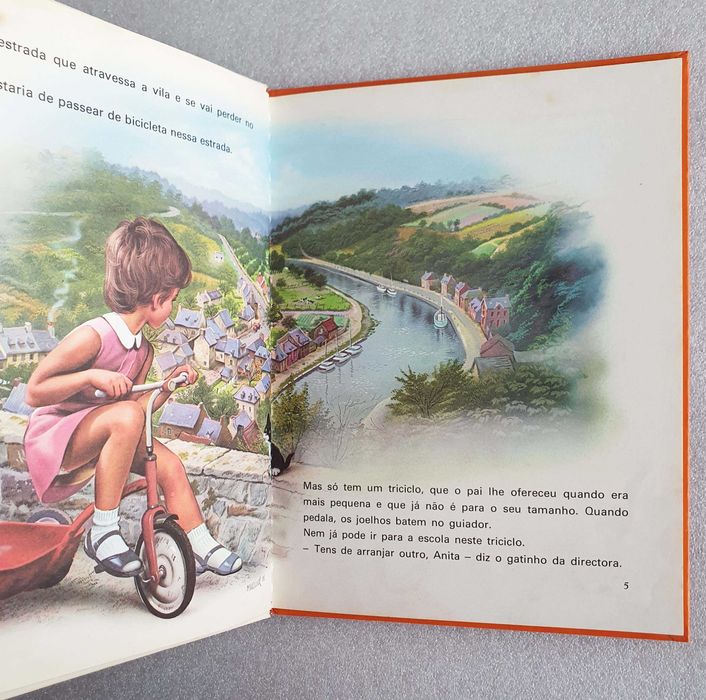 Antigo Livro Verbo Infantil ~ "Anita de Bicicleta" ~ nº73 ~ Anos 80