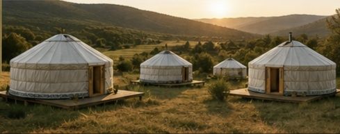 Yurt de 7 metros de diâmetro