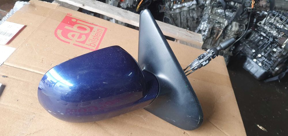 Lut6 Lusterko prawe pasażera seat leon I manualne granatowe wysyłka