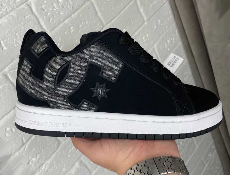 Унисекс кожаные кроссовки DC Shoes Slayer Court Graffik кросівки дс