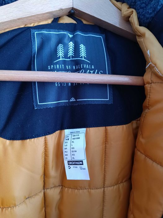 Kurtka XL Decathlon parka zimowa SH 500 Quechua