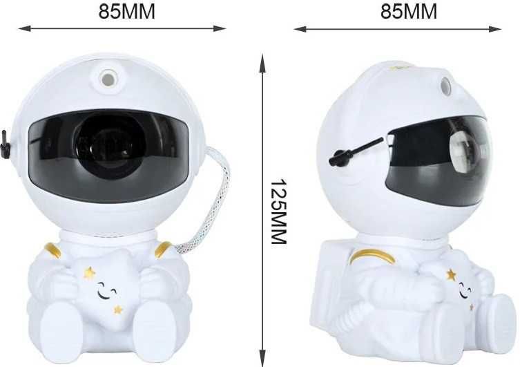 Космонавт Проектор звездного неба. Светильник Астронавт с пультом