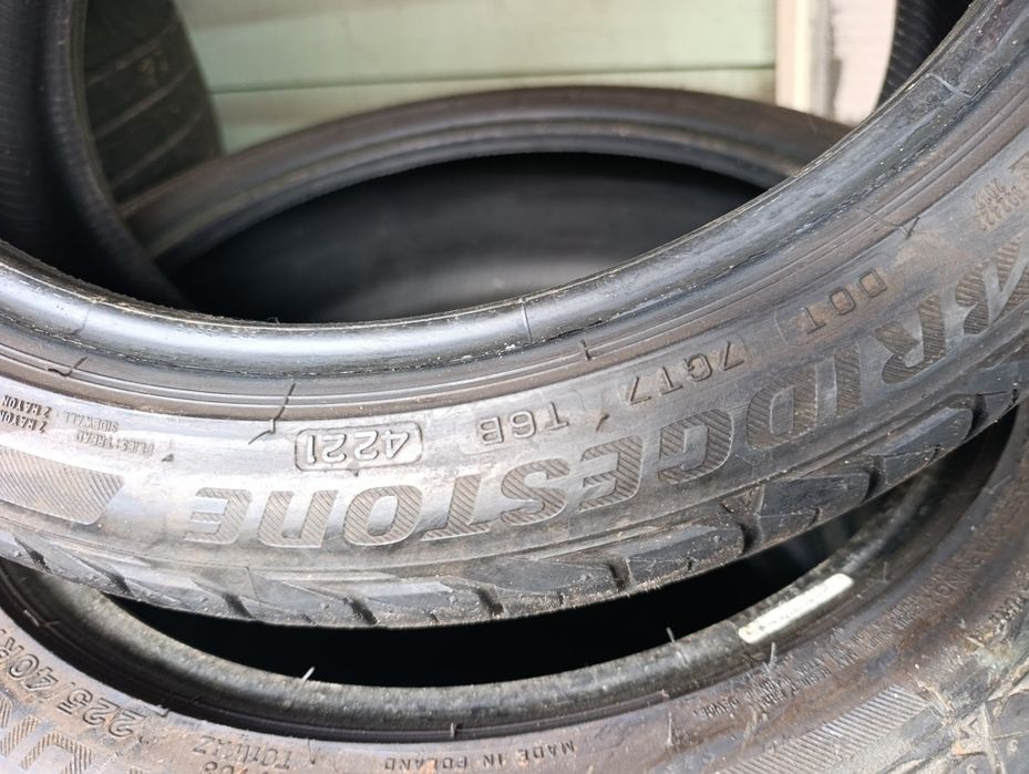 Opony letnie 225/40/18 Bridgestone 2021 rok