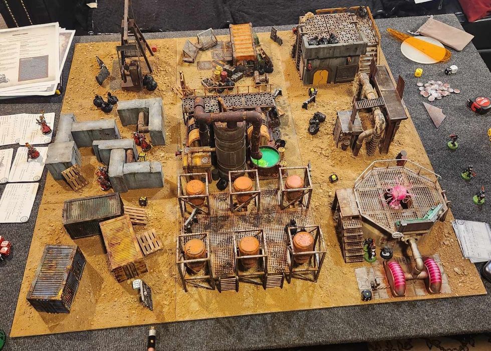 Makiety modularne tereny do gry necromunda warhammer kill team 36x36