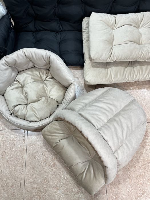 Лежак лежанка кругла для котів собак для животных кота спальне місце