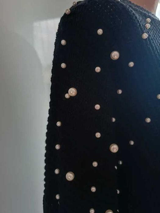 Sweter damski rozmiar 2XL z perełkami