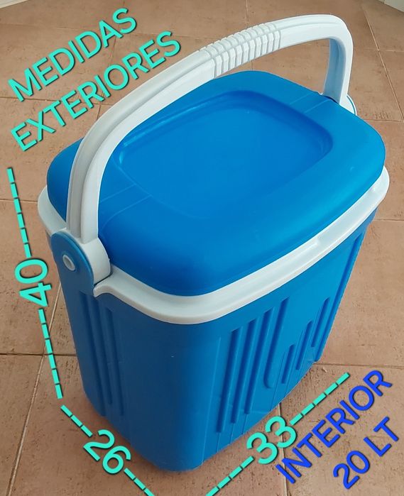 GELEIRA,ARCA TÉRMICA 20 LITROS.Casa,Viagens,Praia,Campismo,Quarto,Sala