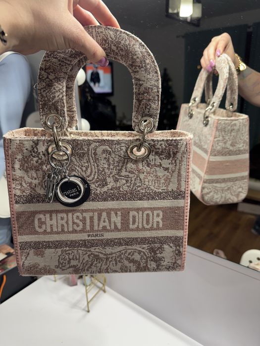 Torebka Christian Dior różowa