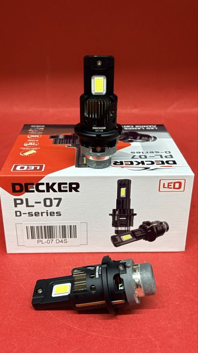 LED лампи Decker PL-07 D4S | Заміна штатного ксенону