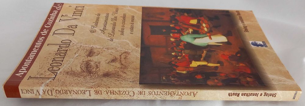 Livro Apontamentos de Cozinha de Leonardo Da Vinci, recolha de Shelagh Routh e Jonathan Routh [Portes Incluídos]