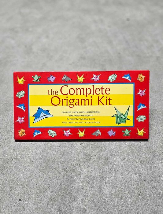 Kit de Origami Completo (Tuttle) – Novo, 2 Livros e 80 Folhas