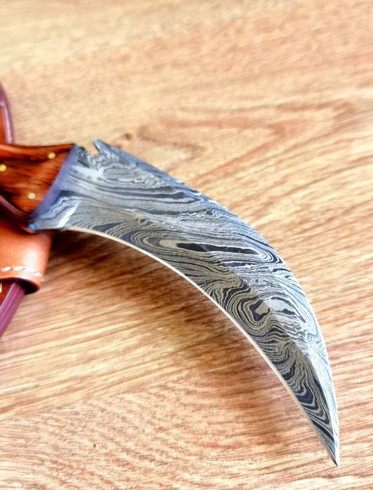 Nóż, Karambit Damast 28CM/57-58HRC