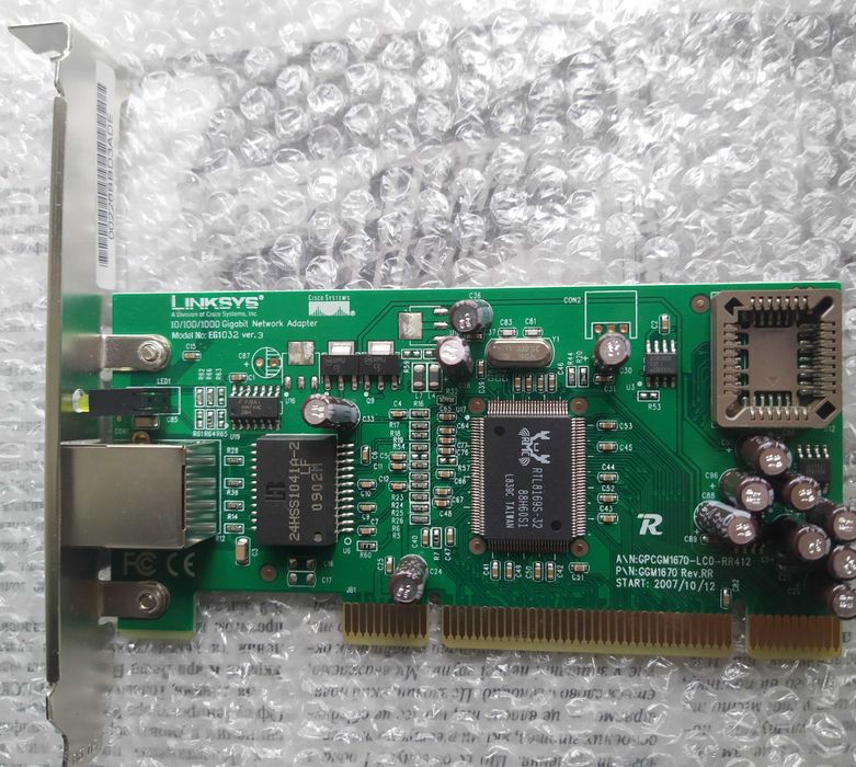 Мережева карта Linksys EG1032 GGM1670 1-Port 10/100/1000 GbE Ethernet