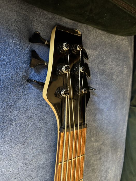 Gitara basowa 6 szesciostrunowa Harley Benton B-650 Black
