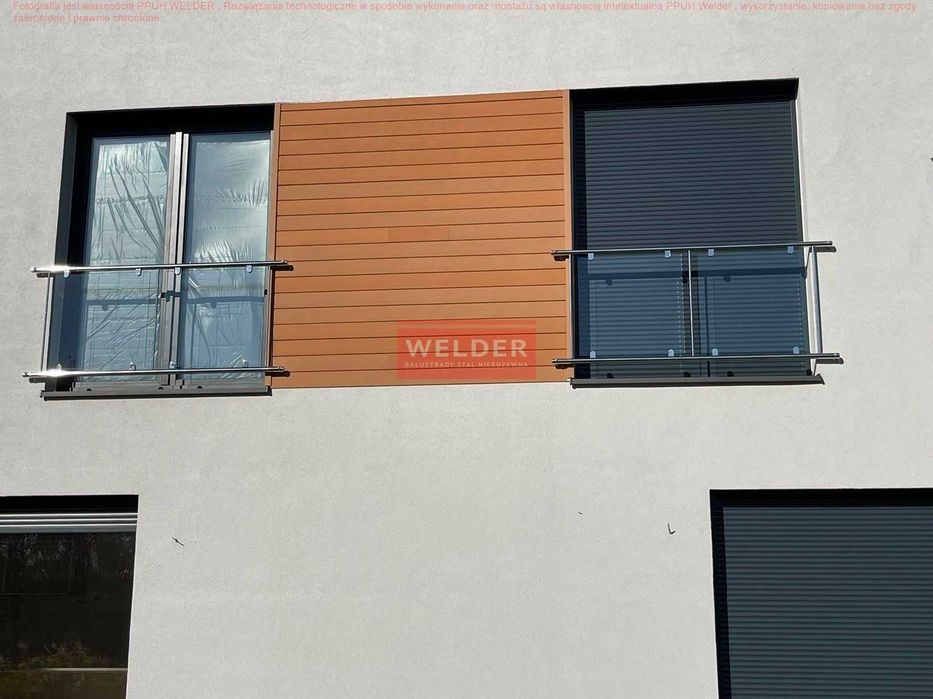 Balustrady barierki Balkon Nierdzewne Harfa Malowane LOFT