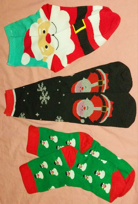 Носки  Вязаные Трикотажные Махровые С принтом