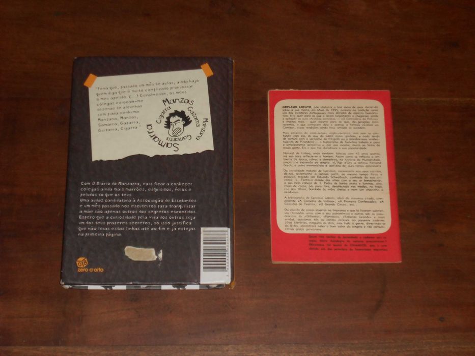 Livros antigos comedia - humor Manzarra e Gervasio Lobato