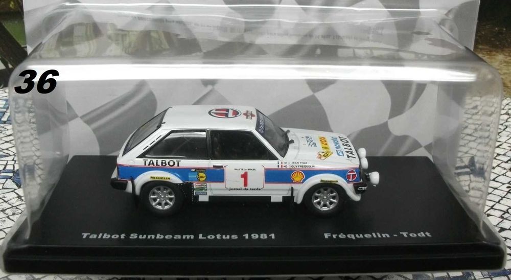 Toyota, Ford, Opel, Mitsubishi, Fiat, Renault, Lancia, WRC Salvat-1:43