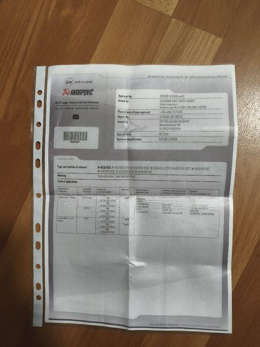 Ackrapovic  Titanium Yamaha MT 07 / Tracer 700 /XSR  (OFERTA DO ENVIO)