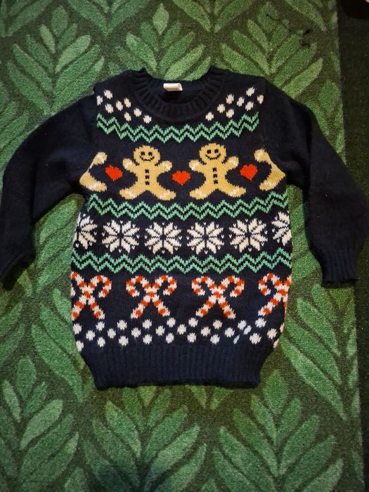 Sweterek świąteczny 110/116