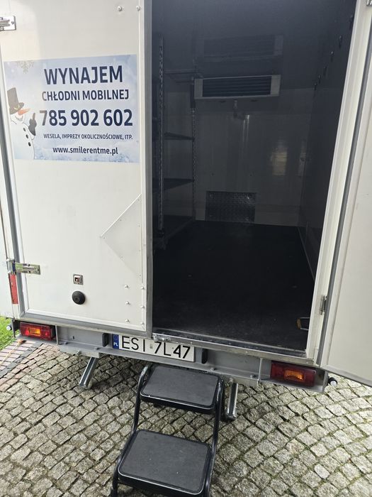 Wynajem przyczepka chłodnia mobilna, kat. B