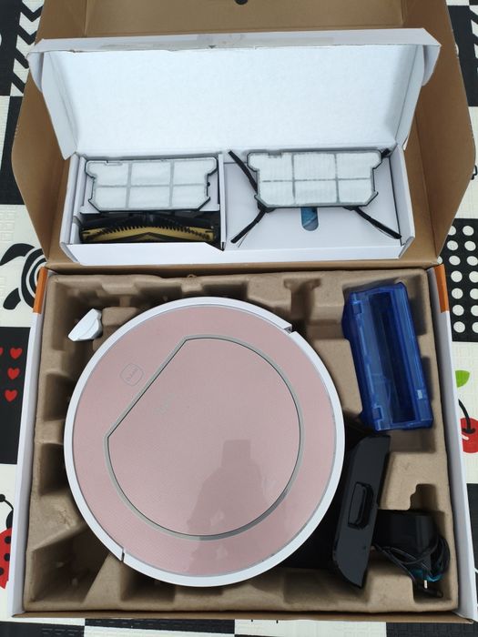 ILife V7s plus odkurzacz automatyczny, niesprawna bateria + akcesoria