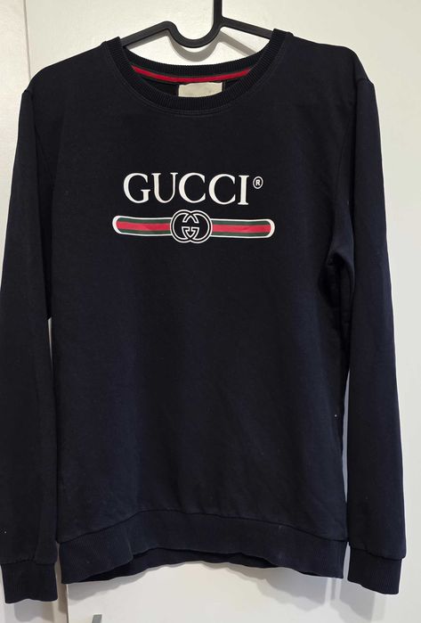 Granatowa bluza Gucci