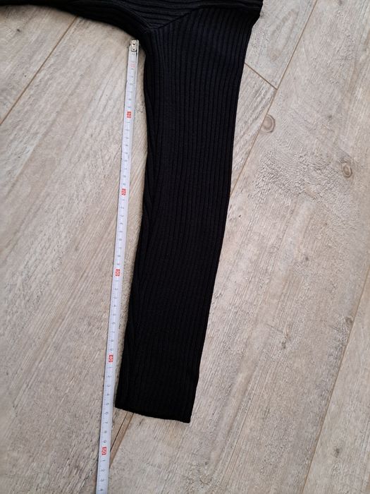 Sukienka dzianinowa z golfem, prążek - BonPrix - rozm M 40/42 - używan