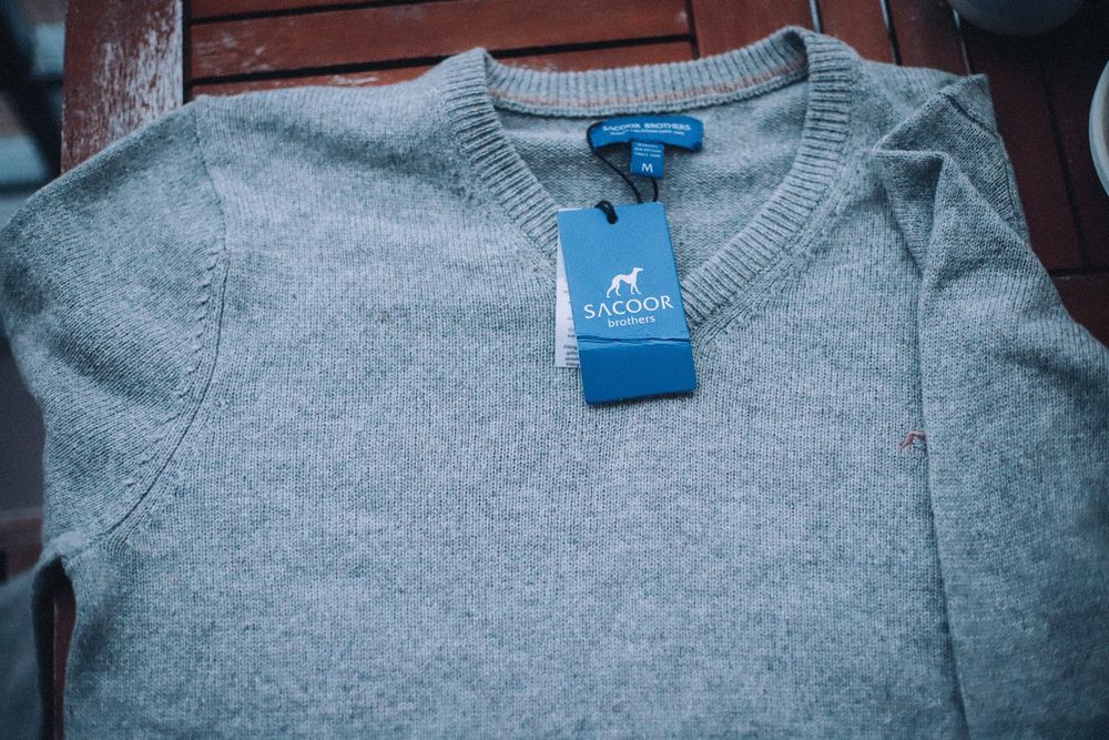 Camisola malha Sacoor cinzenta M