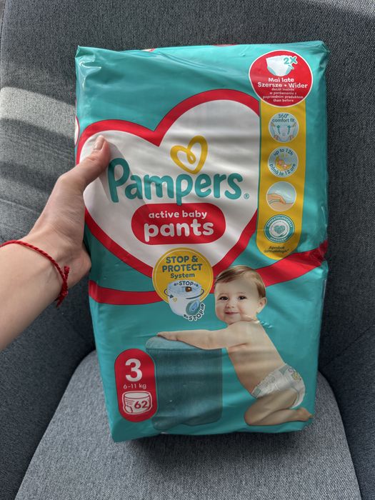 Підгузки-трусики Pampers active baby 3.
